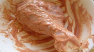 Куриная ножка в шубке паприк