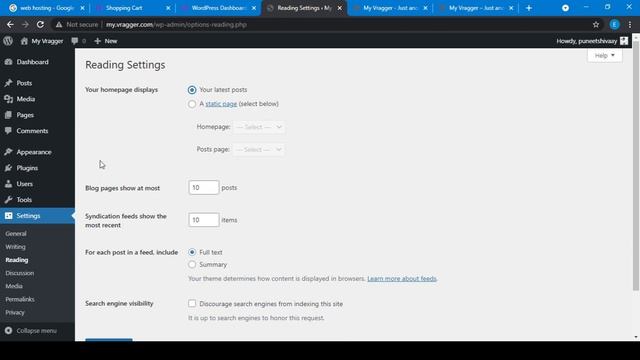 Wordpress Settings Wordpress Website | WordPress Website | Elementor |Free |Web Development Course