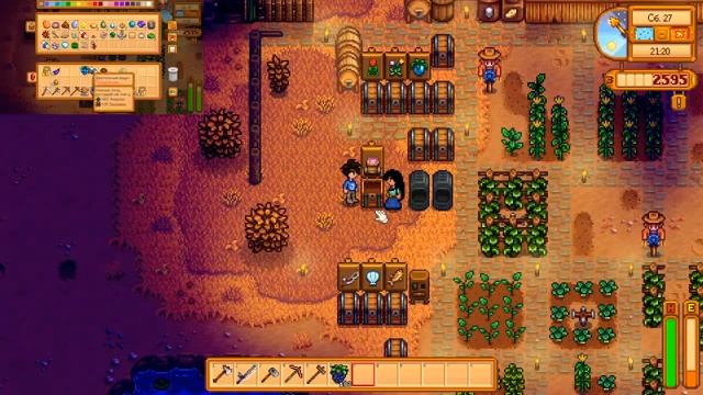 #29 Праздник всех духов. Проходим лабиринт. Stardew Valley. Мультиплеер. Прохождение