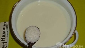 Сладкий молочный суп по-чувашски с яйцом и сливочным маслом