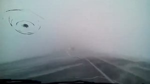 Трасса Оренбург-Орск Саринский участок. 20км в метели.