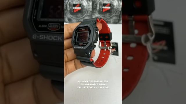 G-SHOCK DW-5600HR-1DR : SHORT DAN DETAIL G-SHOCK TERBARU (2022)