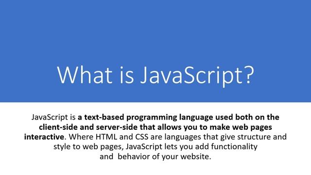 Introduction to Javascript tutorial for beginners in Hindi | Javascript full course