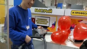 как пылесоосом надувают шарики