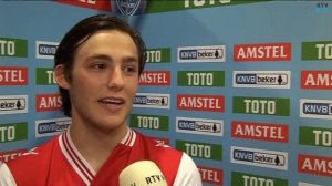 Droomdebuut AZ middenvelder Joris van Overeem