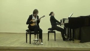 И.С.Бах "Сицилиана" - Виктория Дучкова (домра)