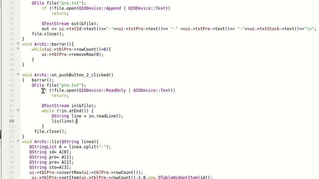 Simulation of a table with text files in C ++ QT Creator Add List Delete смотреть онлайн