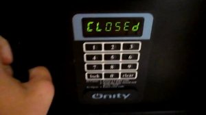 Сейф фирмы "Onity" Инструкция по применению.