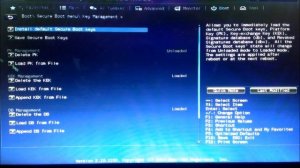 Disable Secure Boot Win8 Win10 ASUS UEFI BIOS