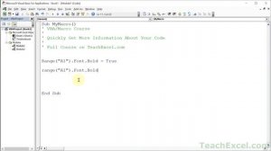 3 Tools for Easy VBA Programming - Excel VBA Course - VBA Quickie 3