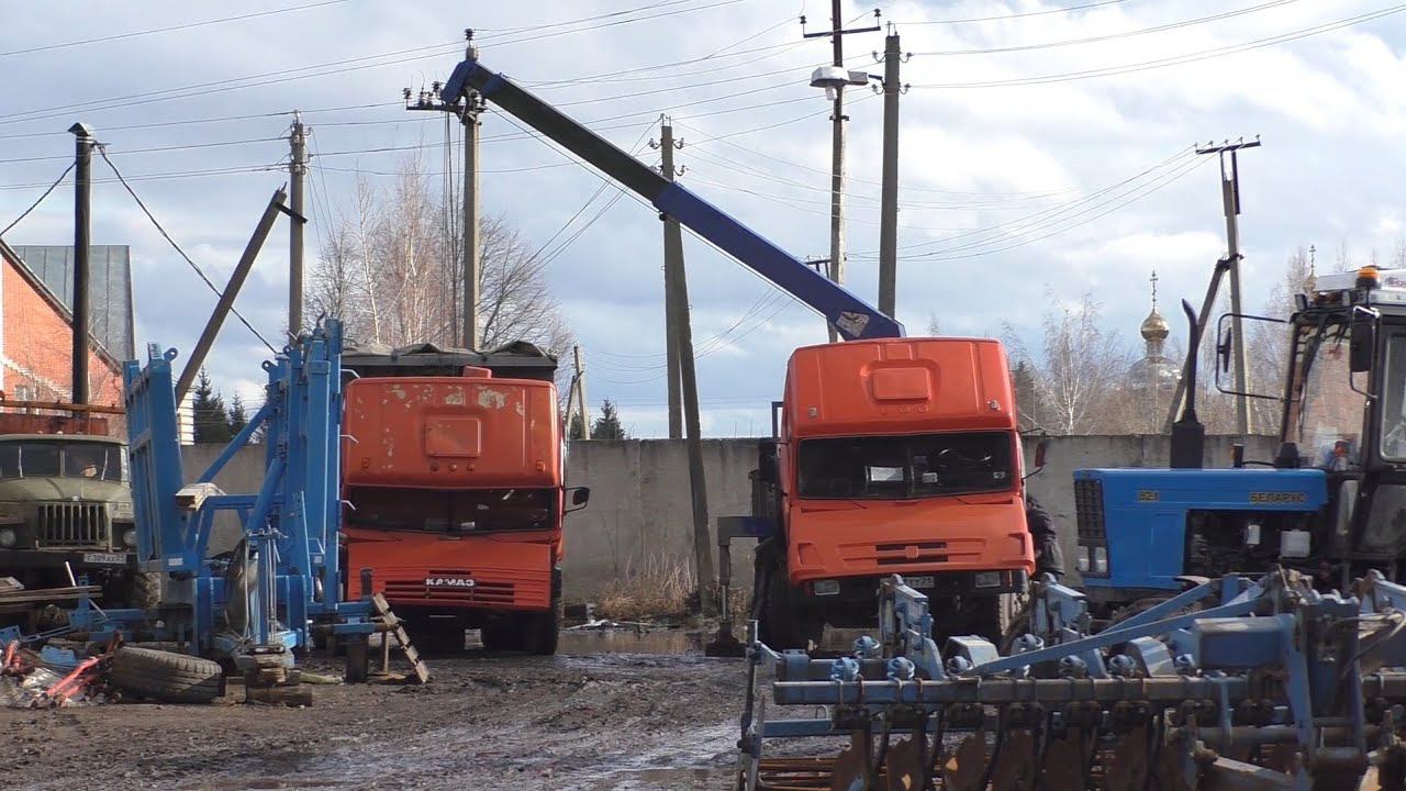 Первое знакомство с ГАЗ 53. Купили новый трактор и прицепной опрыскиватель RSM TS-3200 Satellite смотреть онлайн