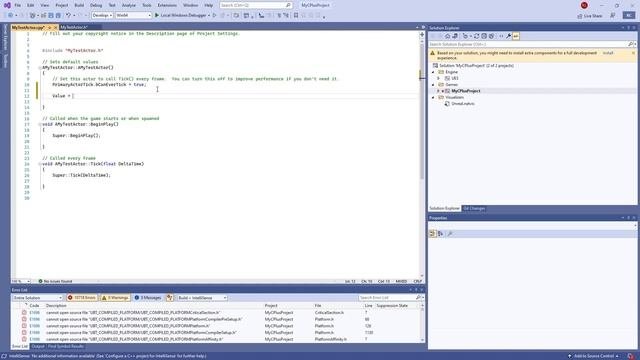 Unreal Engine 5 Tutorial - C++ Part 1: Create A Class
