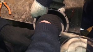 Заправка пружины на кик стартер снегохода Тайга