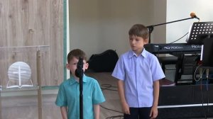 Стихи к 1 сентября (Тима_ 1класс _Федя _2класс _2023)