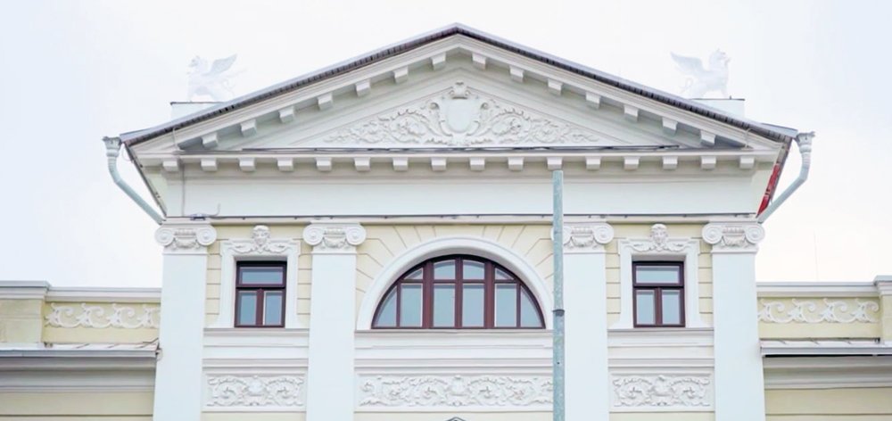 Продолжается реставрация "Дома с пегасами" в Каретном ряду / Город новостей на ТВЦ