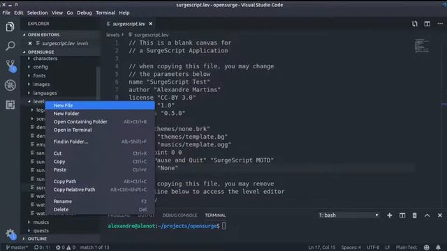 Scripting in Open Surge - Getting Started #1 смотреть онлайн