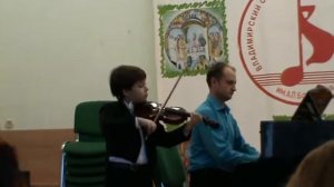 Глеб Панов. 7 лет. Н. Паганини.  Вариации ля мажор.