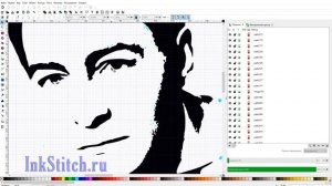 Ink/Stitch Контурный фотостежок