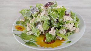 Салат с виноградом и куриной грудкой | Просто Кухня - Выпуск 26