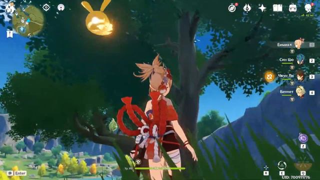 Расположение всех сундуков и амулетов лунной охоты в испытании Тропа дуновений. Genshin Impact смотреть онлайн