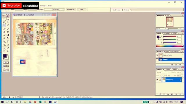 How to scan a document to computer windows 10 in Hindi || Photoshop se document Scan kaise karen смотреть онлайн