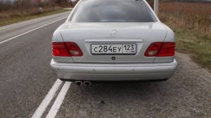 Mercedes E280 w210 звук выхлопа после доработки