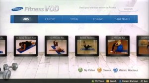 Fitness VOD Apps on Samsung Smart TV