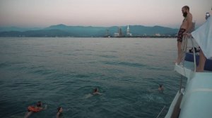 Закат на Яхте | Морская прогулка Батуми | Аренда Яхты Батуми