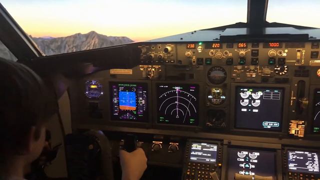 полет на тренажере боинг 737 . афимол . мечта сбылась!