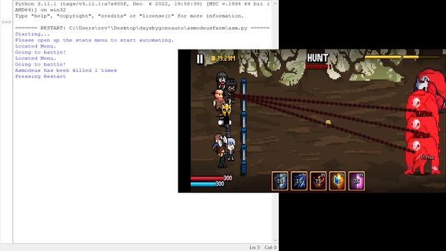 How to Farm and Automate Days Bygone |Days Bygone Automation with Python