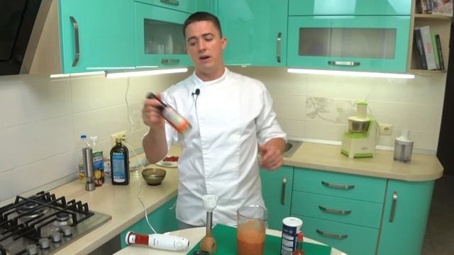 #31 Холодный испанский суп Гаспаччо / Испанская кухня / Авторский рецепт смотреть онлайн