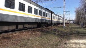 Электропоезд ЭП2Д-0138 (ЦППК) пригородный поезд №7309/7310 Ипподром - Зеленоград-Крюково.