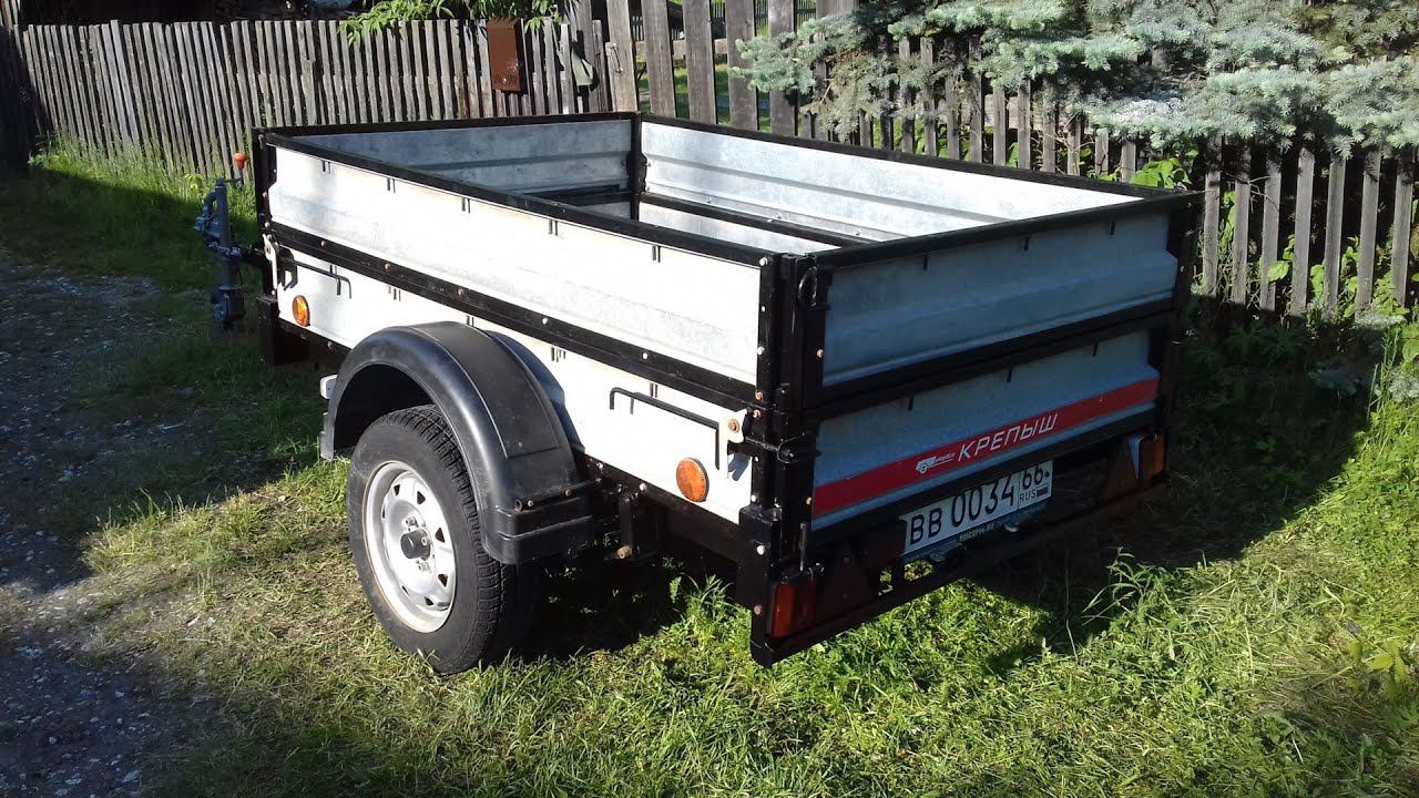 Покраска ржавого прицепа Крепыш. смотреть онлайн