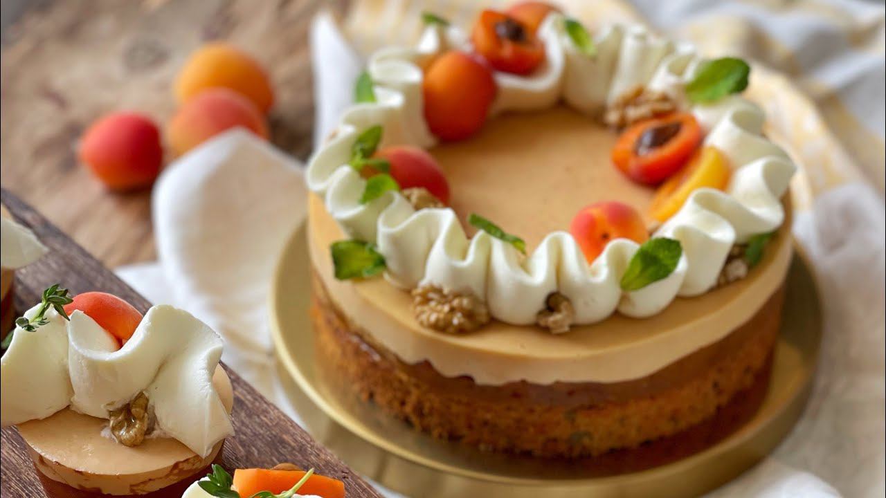 Морковный-абрикосовый торт Джаред Лето и пирожные с таким же вкусом смотреть онлайн