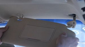 How To Remove and Replace a Sun Visor - 2006 Subaru Tribeca