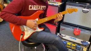 Squier CLASSIC VIBE 50s STRATOCASTER FIESTA RED Demo at Music World Ipswich!