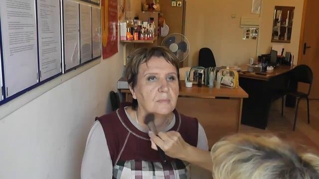 Макияж после 55, 60 лет  Улучшаем овал лица #омолаживающиймакияж