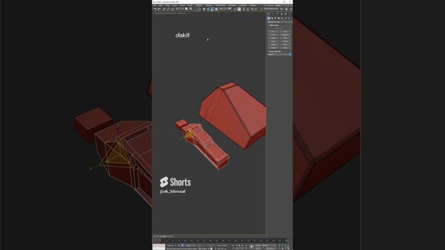 Как это сделать_!😳 #3dsmax #tutorial3d #3dmodeling #3dmax #3d #shorts #обучение #визуализация