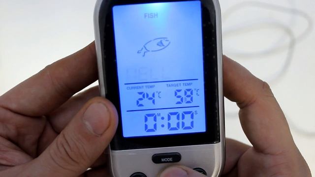 ??Термометр-щуп с беспроводным приемником и настройками температур различного мяса! смотреть онлайн