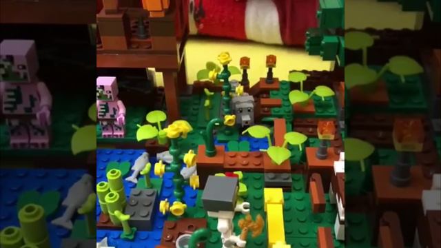 МИР МАЙНКРАФТ.MINECRAFT WORLD.LELE33199.САМОДЕЛКА LEGO ОБЗОР ФЕРМЫ ЖИВОТНЫХ на канале Crazy Domik