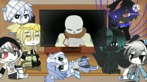 Sans AU React To Star Sans |Gacha Club| Ink Blue