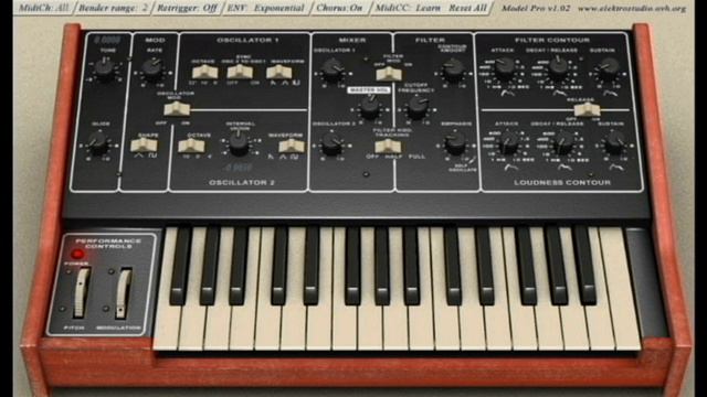 FREE MOOG EMULATION -MODEL PRO-SOUND DEMO смотреть онлайн