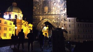 Walking in PRAGUE / Czech Republic 🇨🇿- Malá Strana to Center at Night - 4K 60fps (UHD)