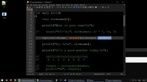 3. Язык Си: улучшаем нашу игру. Строки и ввод пользователя