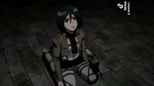 Эрен и Микаса атака титанов