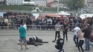 Силовой экстрим, поднятие бревна до 155 кг!!!