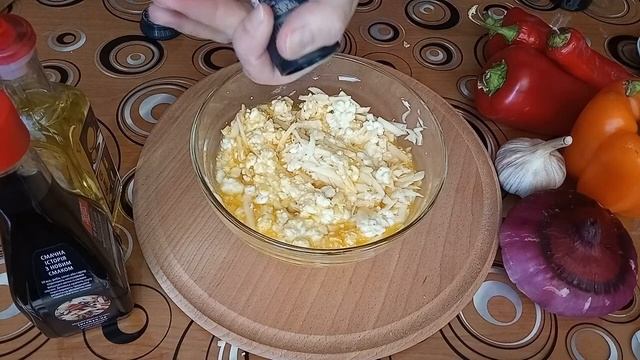 Омлет с сыром и творогом, как хачапури
