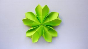 Как сделать Красивый цветок из бумаги ?
