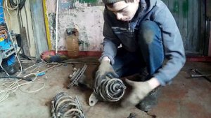 Замена передней пружины Вектра а