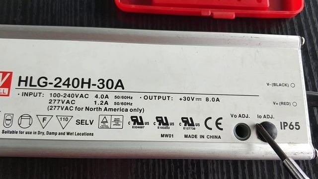 How To Adjust The Output Current & Voltage Of MEAN WELL LED Driver Via Potentiometer